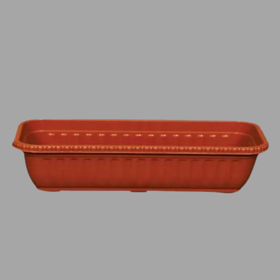Window Series Rectangular Brown Pots