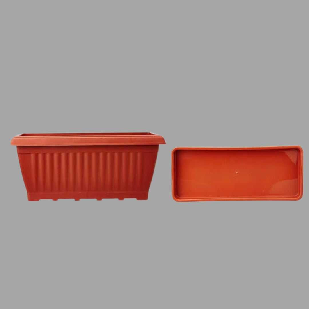 Box Series Rectangle Brown pots