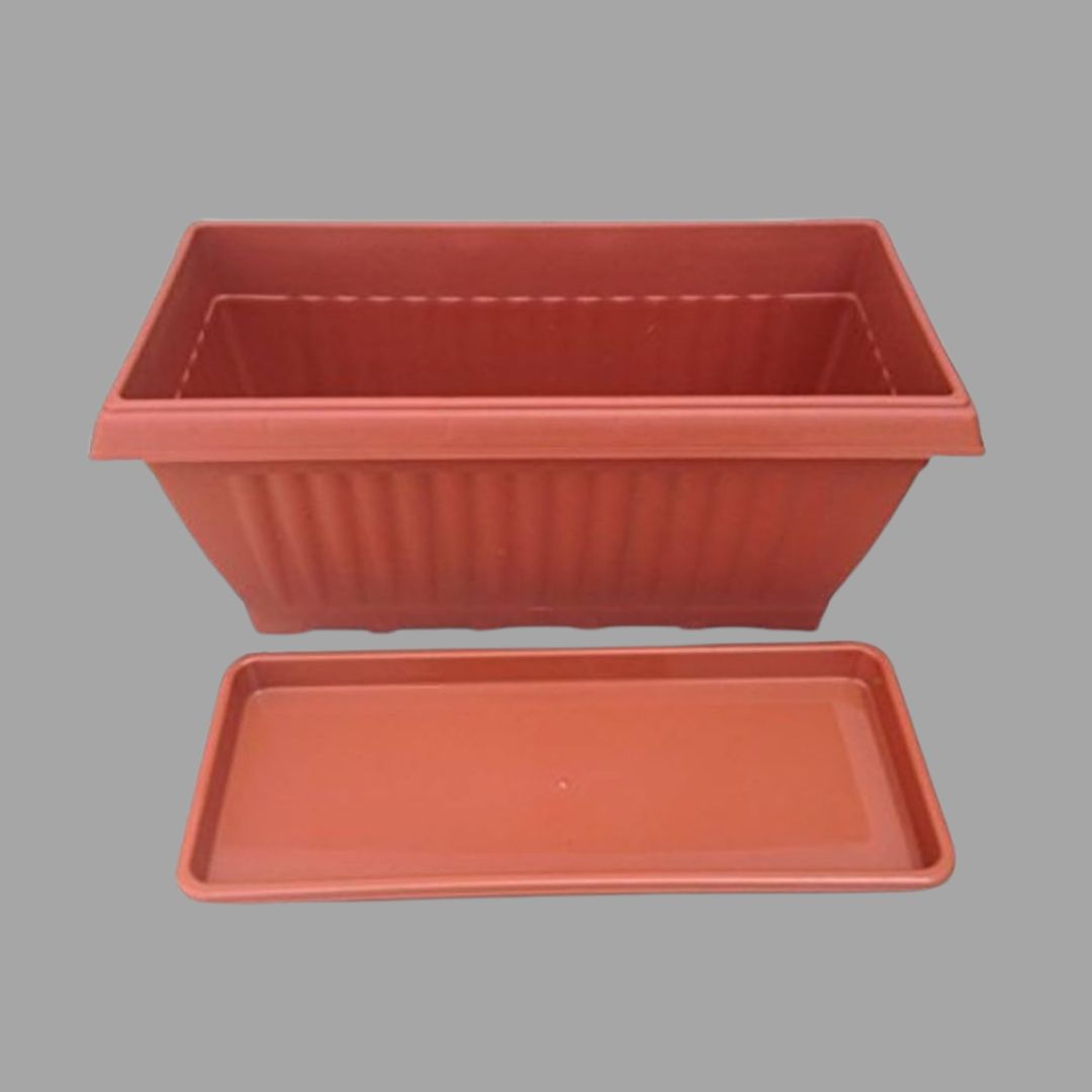 Box Series Rectangle Brown pots