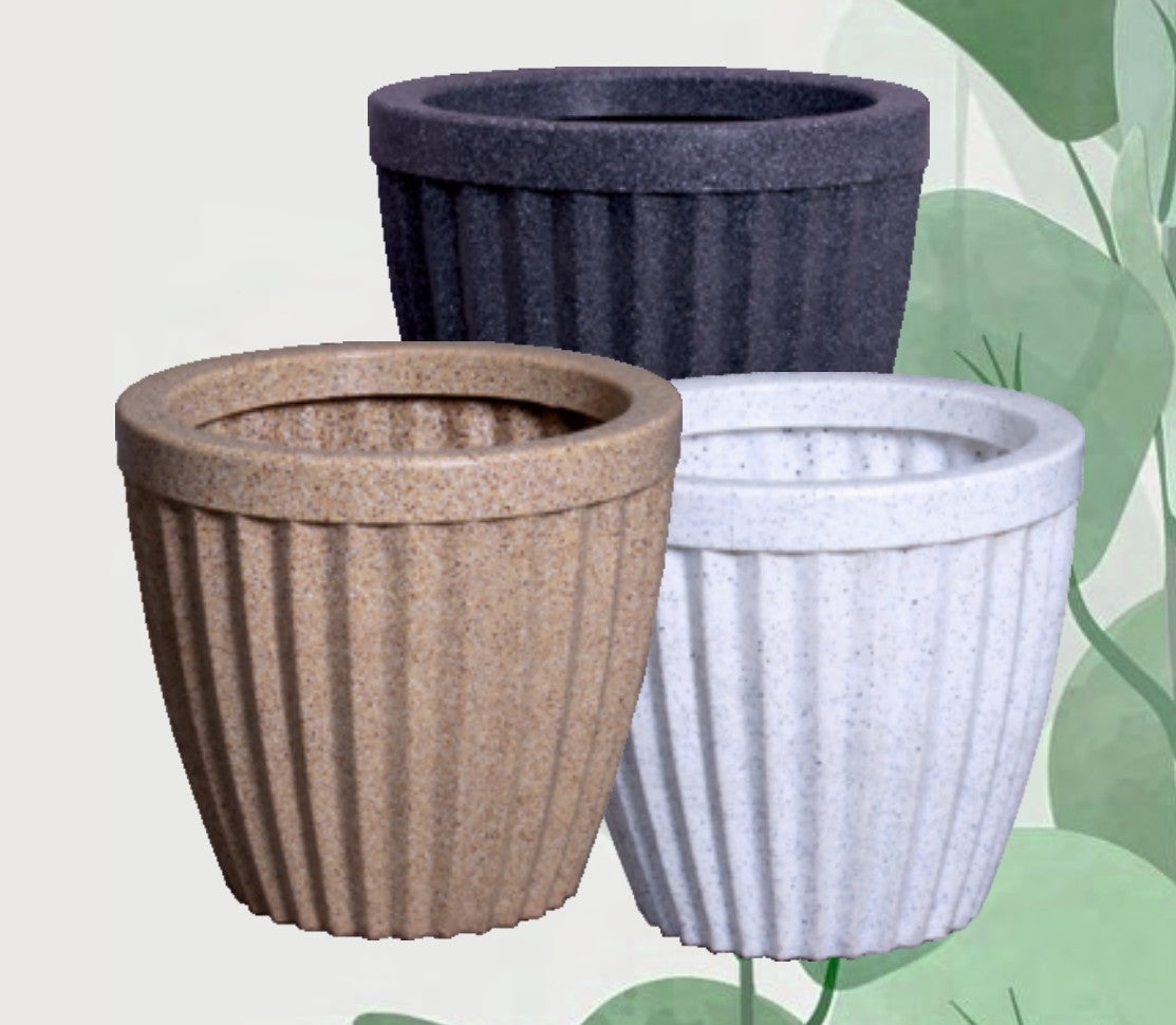 Spark Round Planter Roto Moulding Suitable for Home, Gardens, Hotels and Resorts