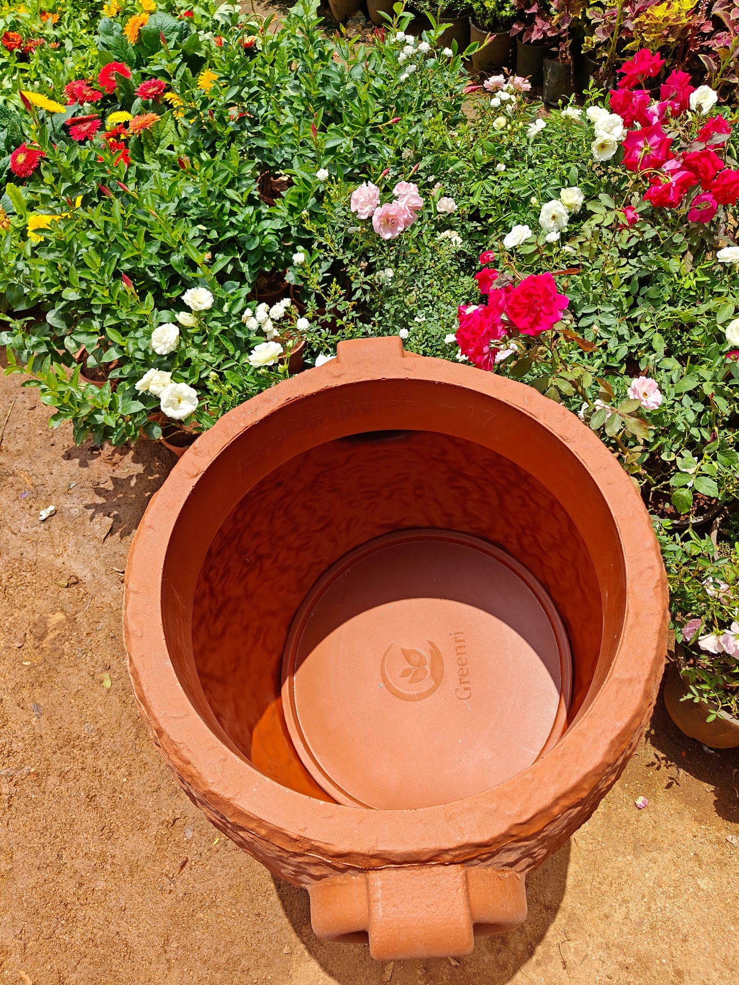 Prachin Kumbh Fiber Pot