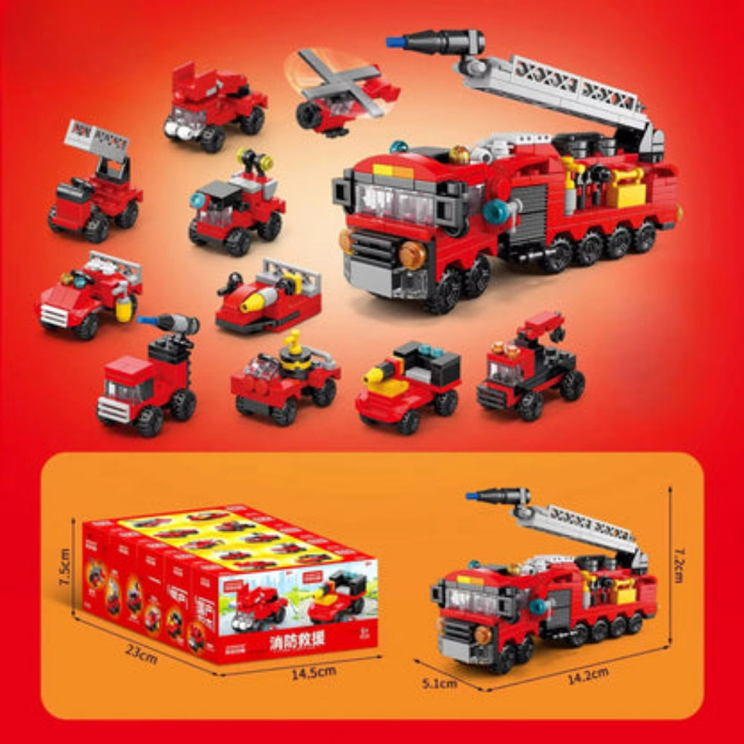 Fire Rescue chopper Building Block