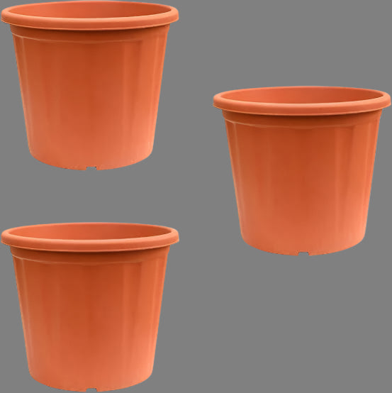 Sphere Shape Brown Pots