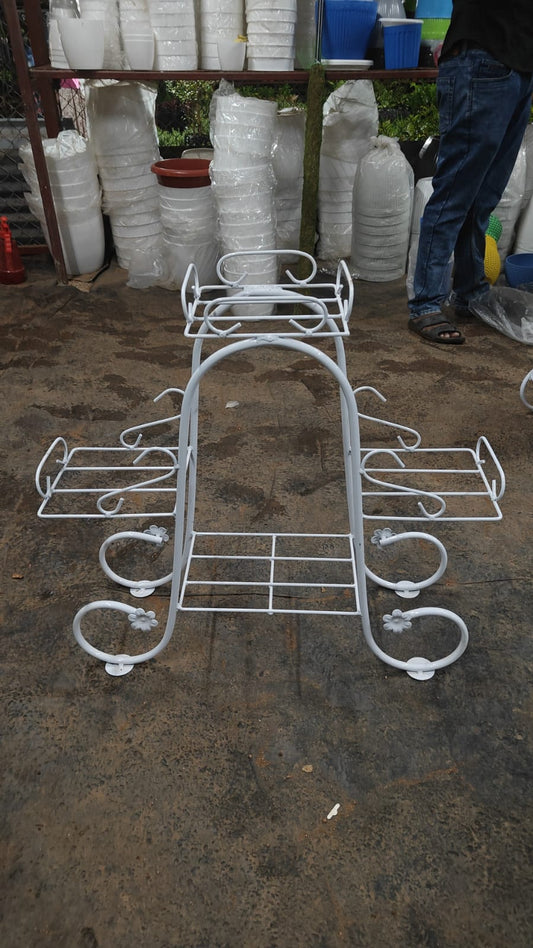 Iron stand J Shape 4 pot