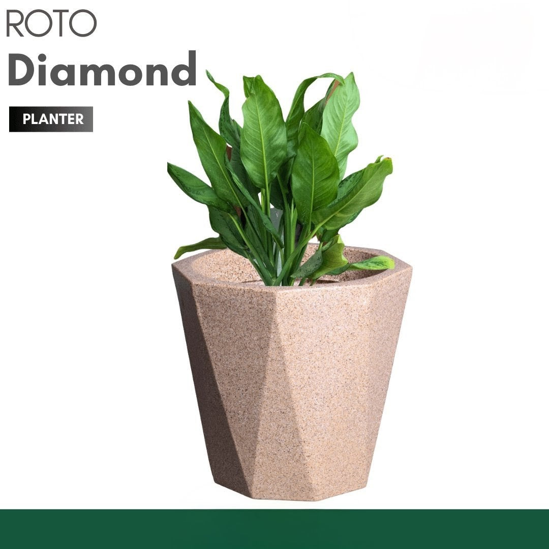 Diamond Planter Roto Moulding Suitable for Home, Gardens, Hotels and Resorts