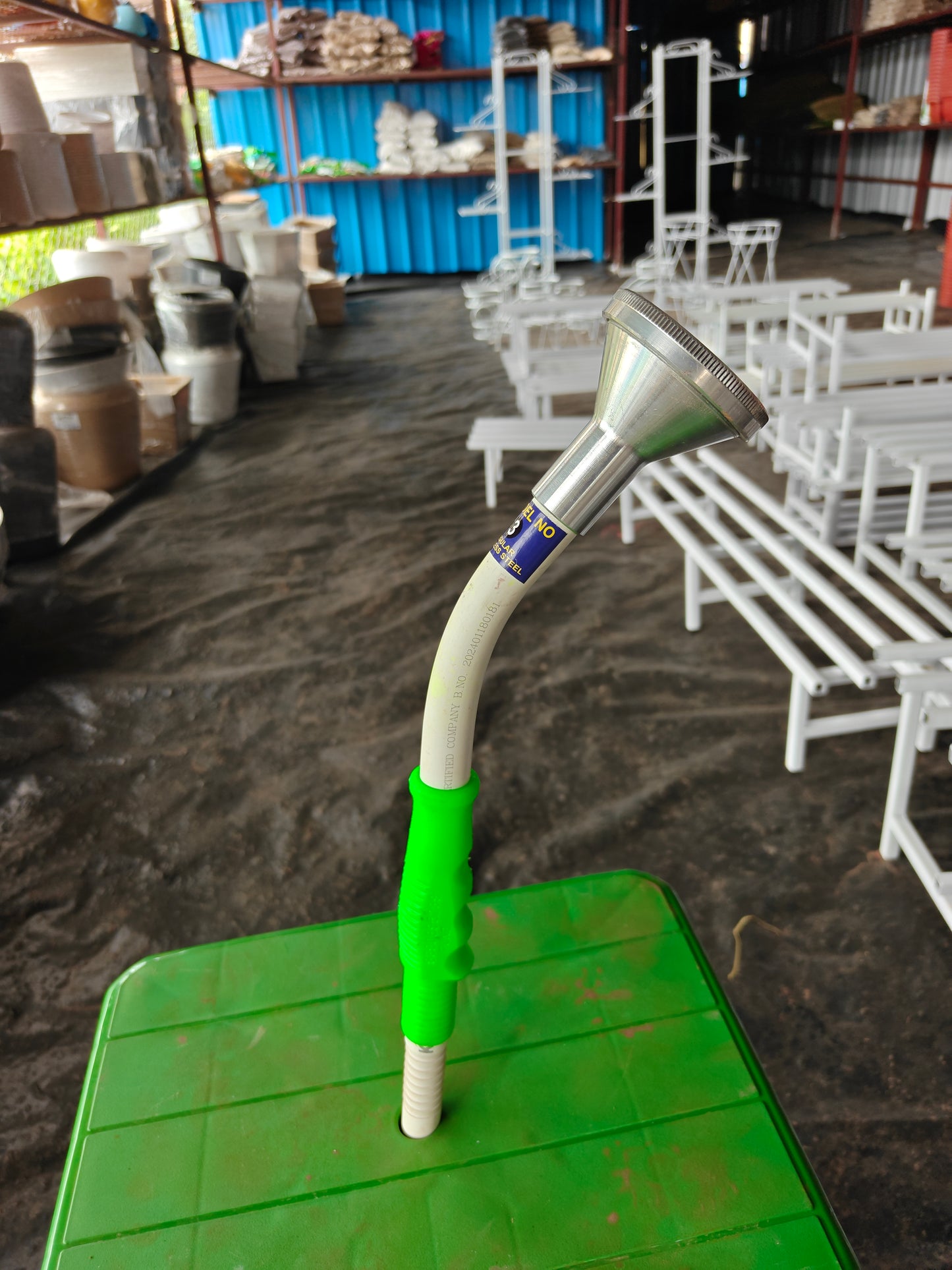 Garden Shower Hose (Stainless steel cap)