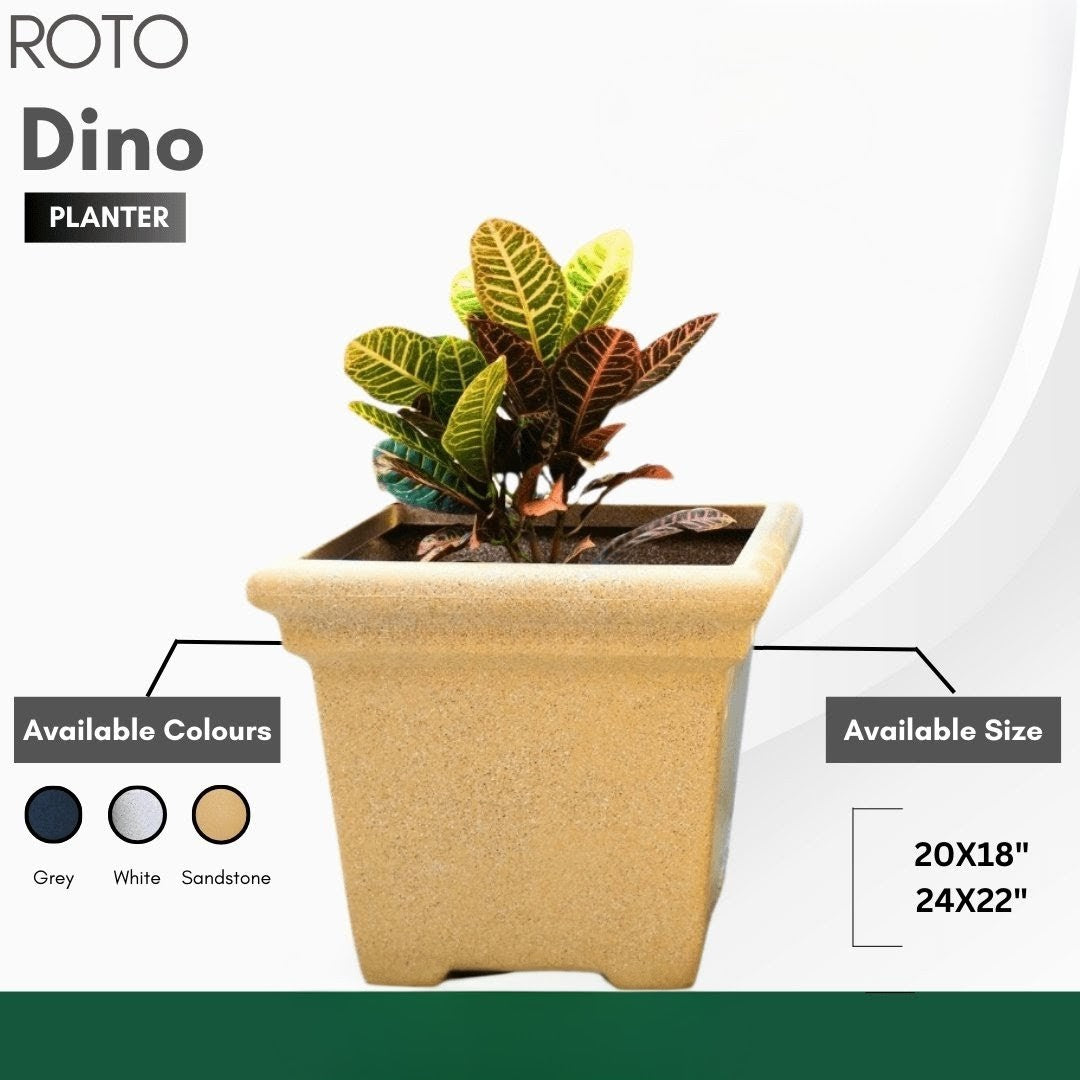 Dino Planter Roto Moulding Planter Suitable for Home, Gardens, Hotels and Resorts
