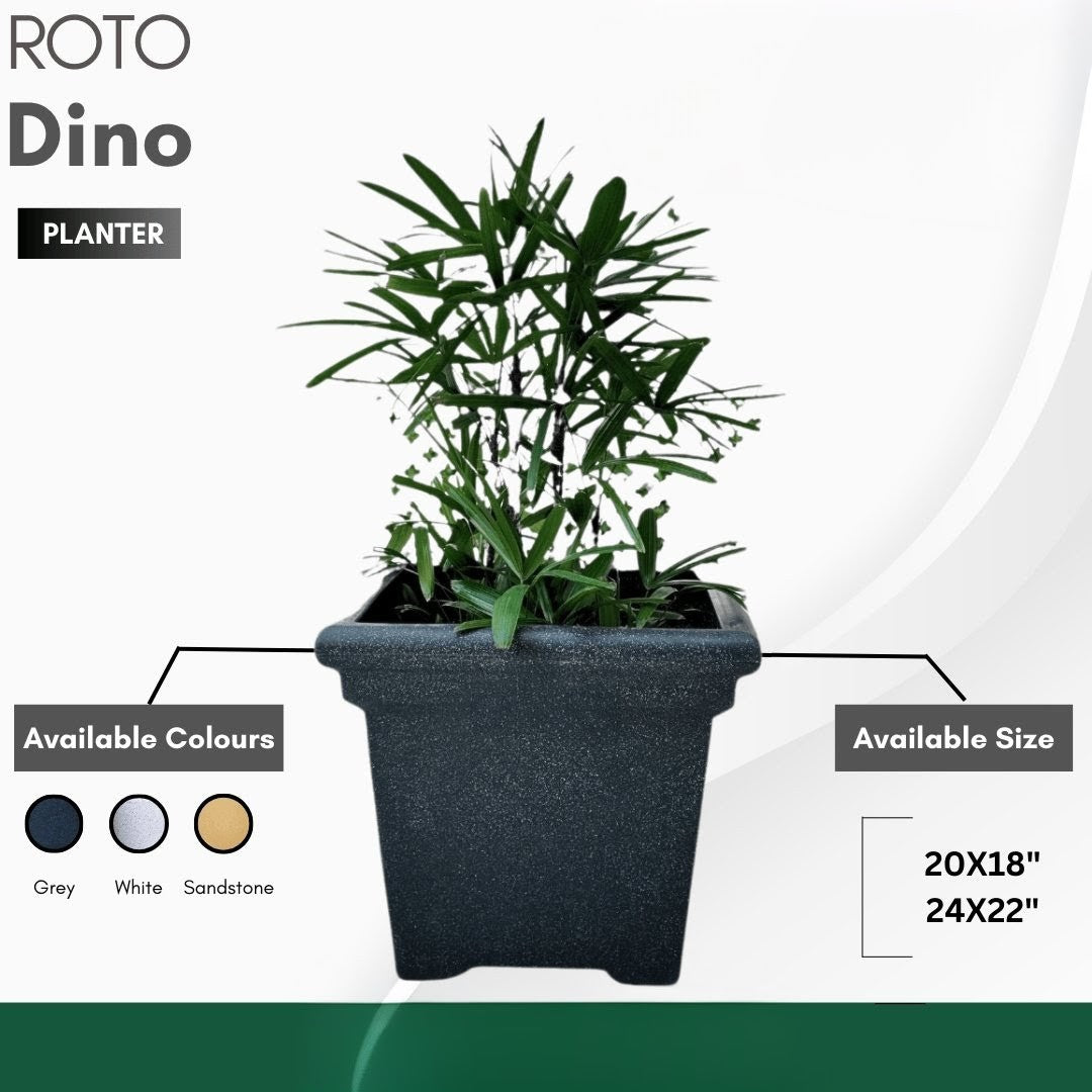 Dino Planter Roto Moulding Planter Suitable for Home, Gardens, Hotels and Resorts