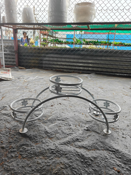 Bridge type iron stand
