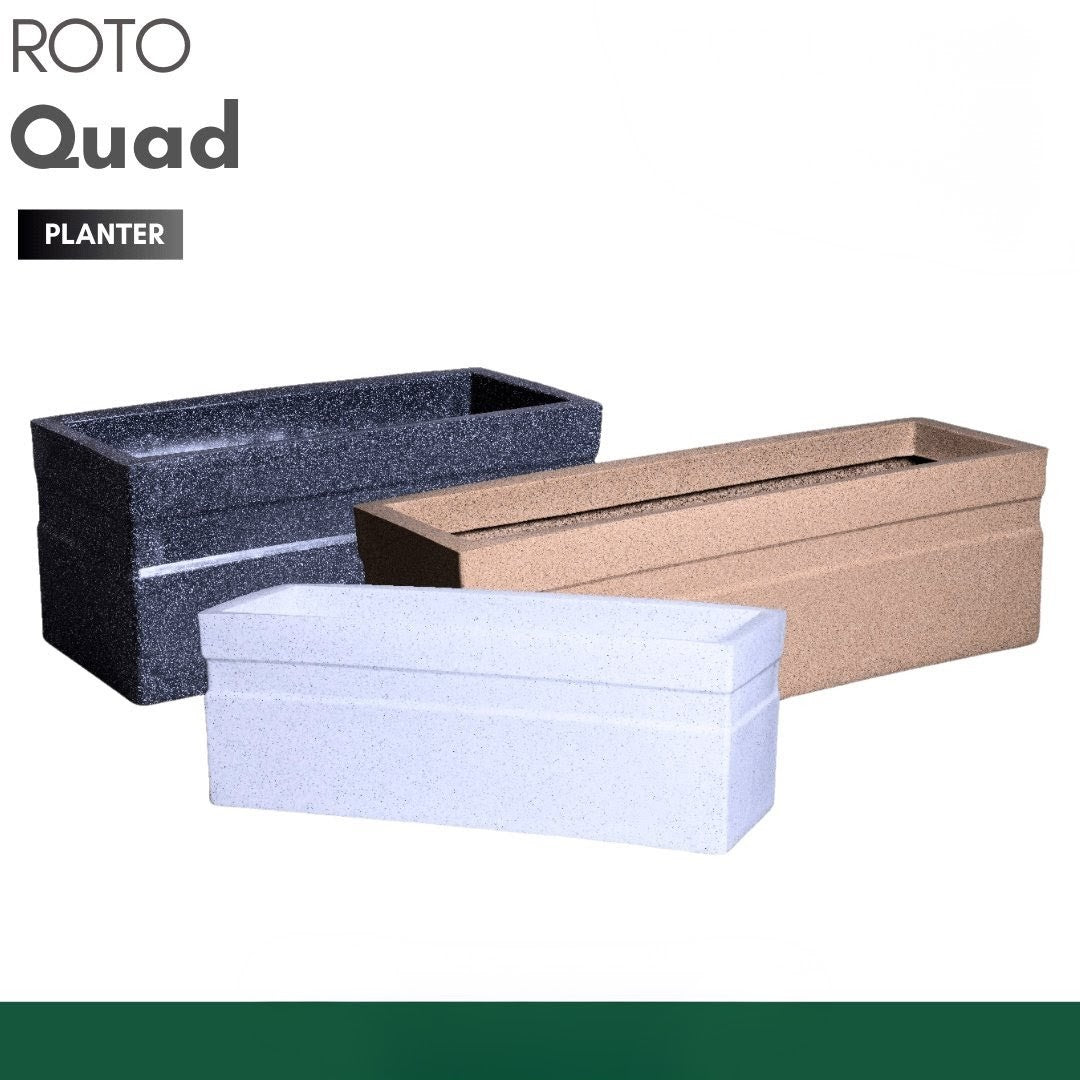 Quad Planter Roto Moulding Planter Suitable for Home, Gardens, Hotels and Resorts