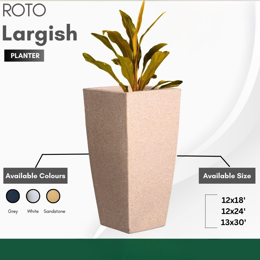 Largish Planter Roto Moulding Planter Suitable for Home, Gardens, Hotels and Resorts