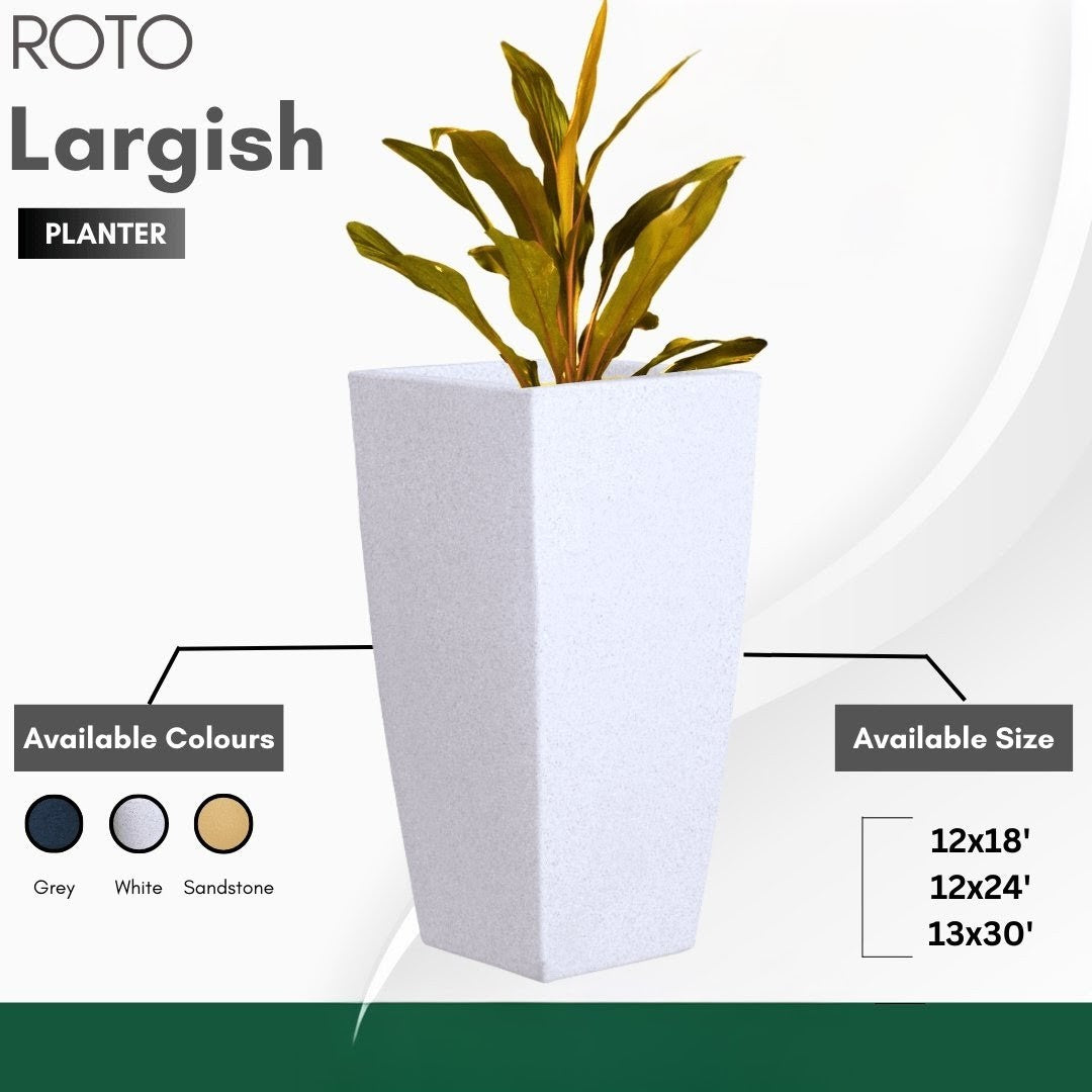 Largish Planter Roto Moulding Planter Suitable for Home, Gardens, Hotels and Resorts