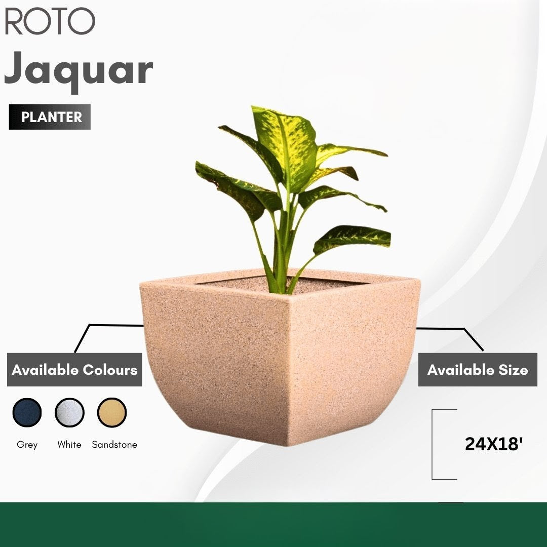 Jaguar Planter Roto Moulding Planter Suitable for Home, Gardens, Hotels and Resorts