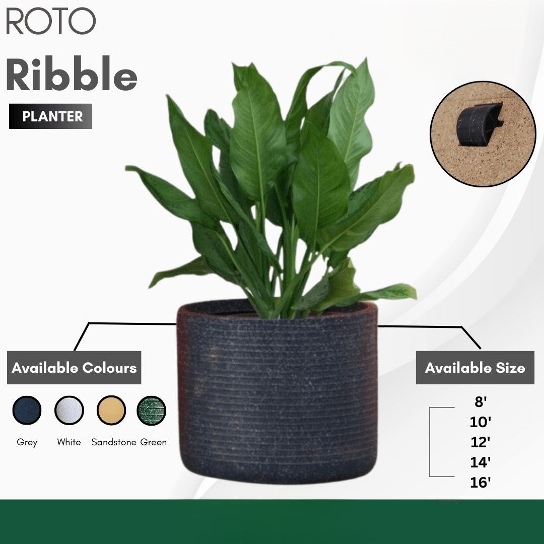Ribble Wheel Planter Roto Moulding Suitable for Home, Hotels and Resorts