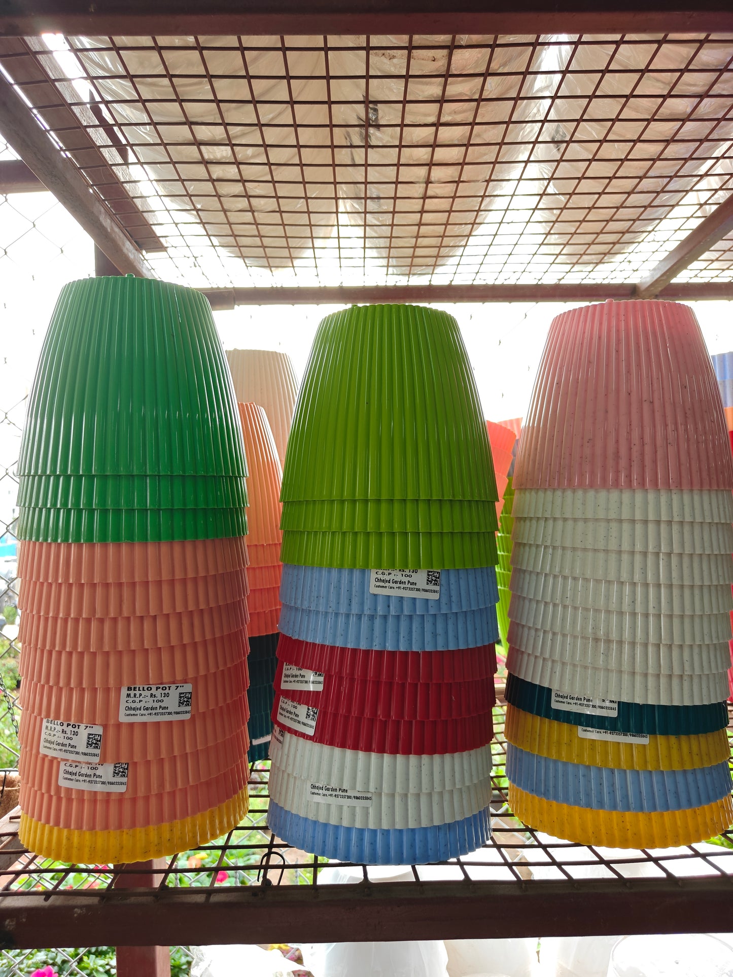Bello Plastic Pots Any Colour