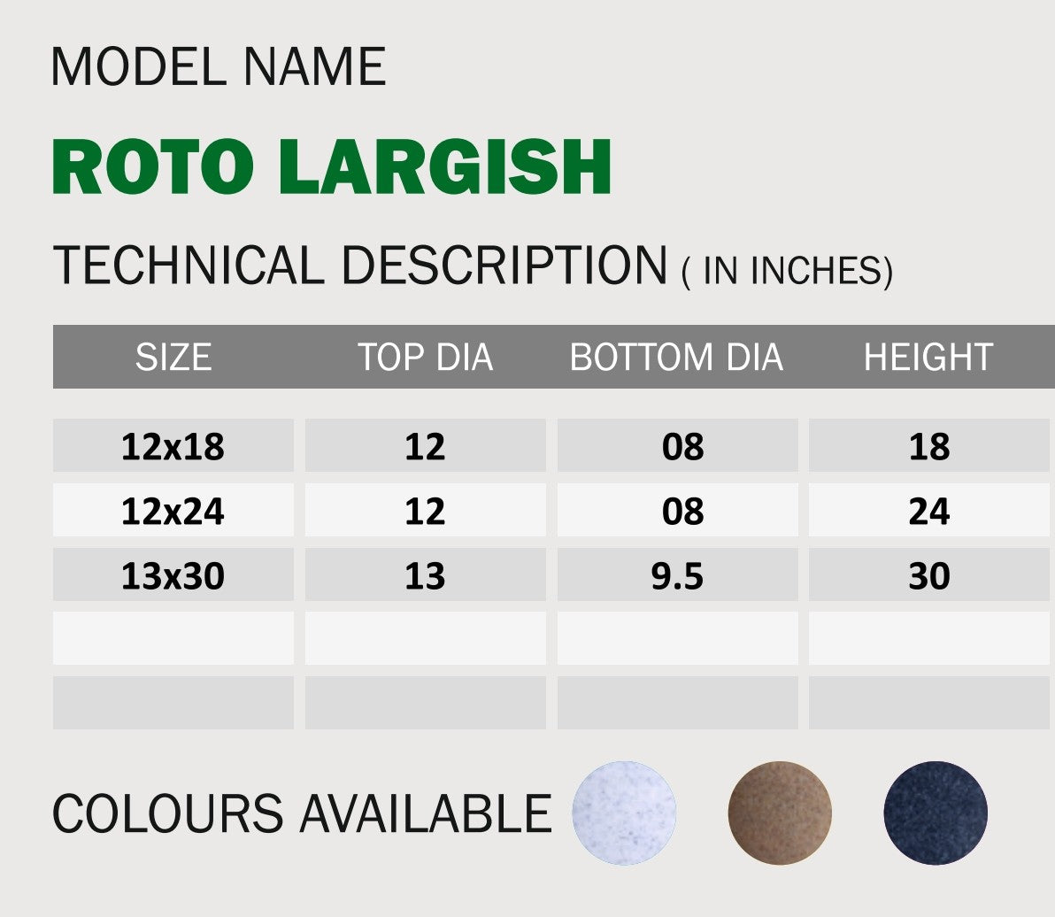 Largish Planter Roto Moulding Planter Suitable for Home, Gardens, Hotels and Resorts