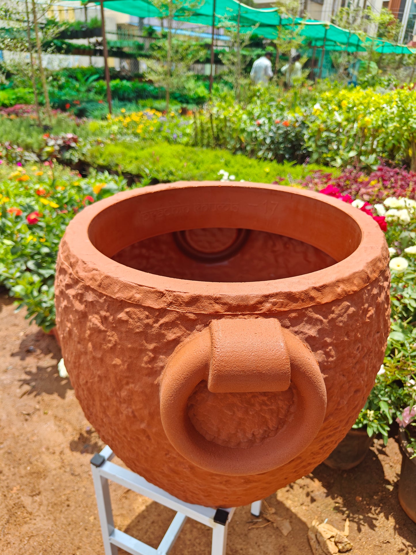 Prachin Kumbh Fiber Pot