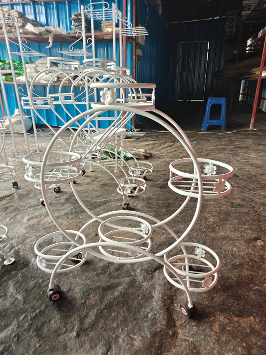 Iron stand 6 pot Round
