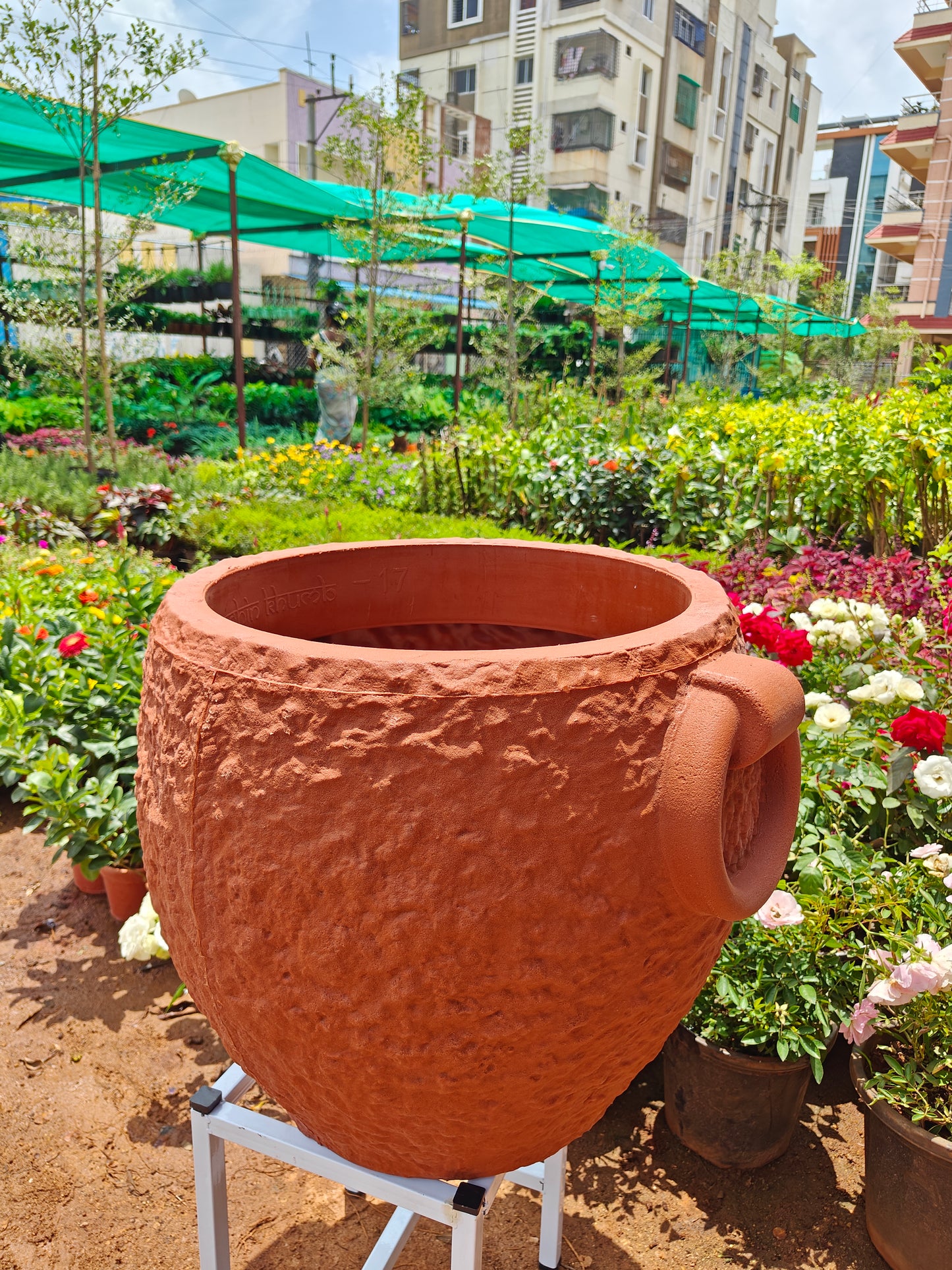Prachin Kumbh Fiber Pot