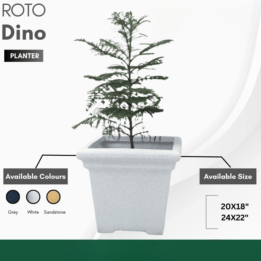 Dino Planter Roto Moulding Planter Suitable for Home, Gardens, Hotels and Resorts