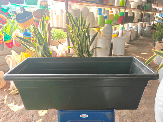 Rectangle Black Pot