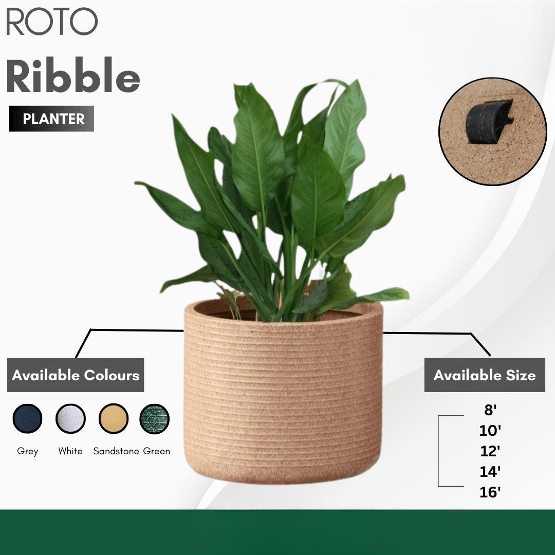 Ribble Wheel Planter Roto Moulding Suitable for Home, Hotels and Resorts