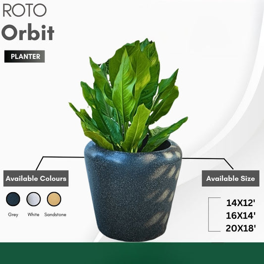 Orbit Planter Roto Moulding Planter Suitable for Home, Gardens, Hotels and Resorts